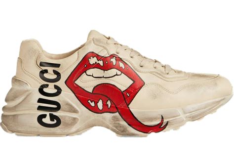 gucci rhyton mouth|gucci rhyton mouth shoes for men.